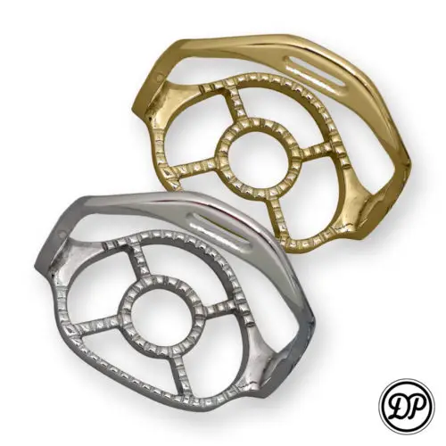 Sattlerei Deuber & Partner Zubehör Reitsportzubehör Barocksteigbügel Messing Silber