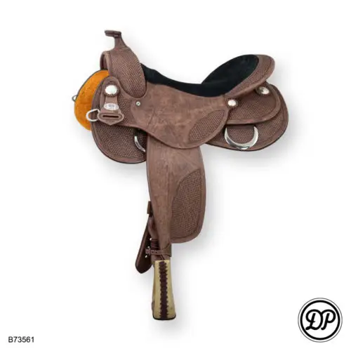 DP Amarillo - Westernsattel Sattlerei Deuber & Partner - Der DP Amarillo mit Equal Balance Rigging, breitem Wirbelkanal und kompaktem Skirt sorgt für perfekte Balance, optimale Passform und Komfort für Pferd und Reiter.